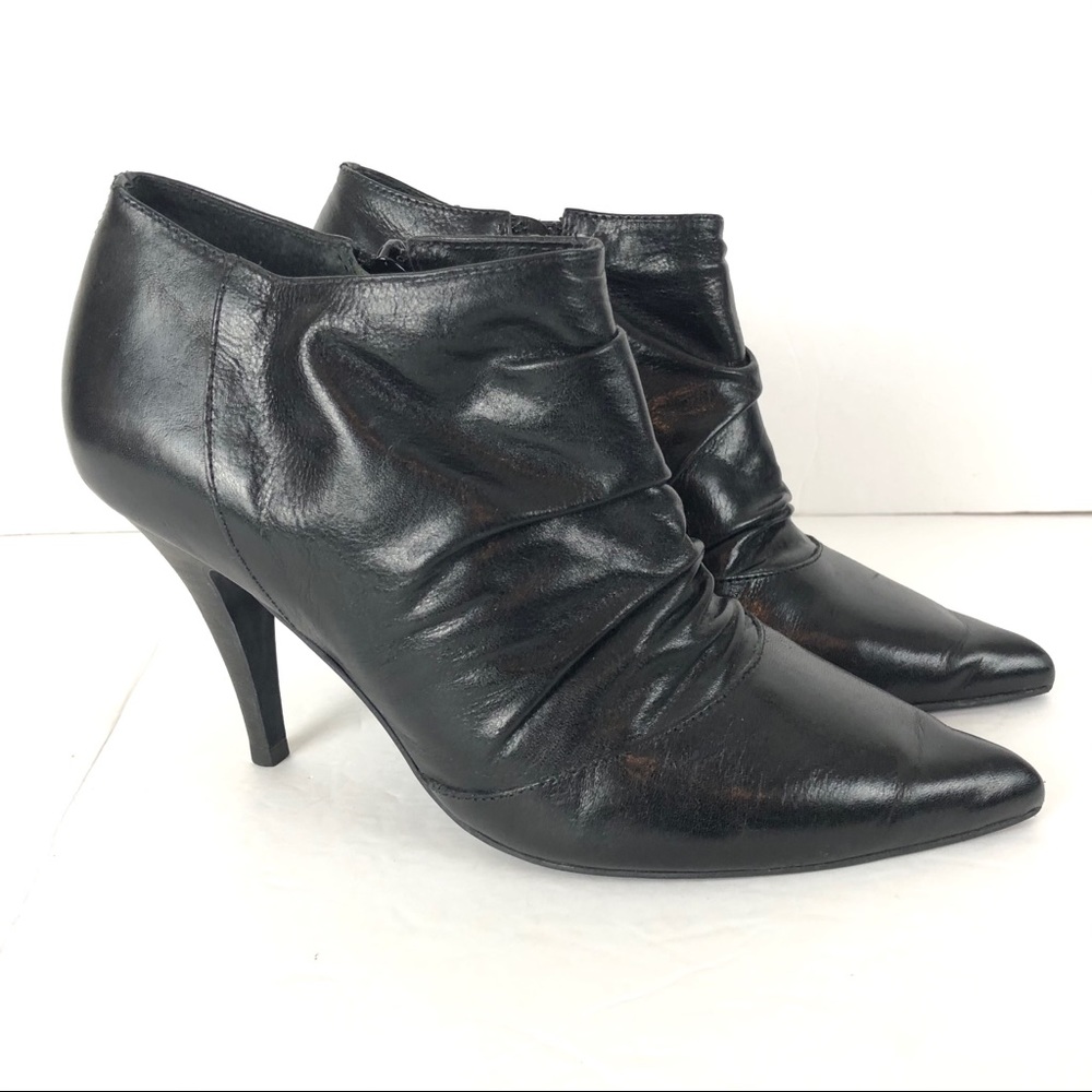 Aldo leather ankle booties